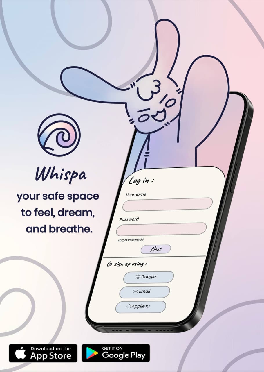 تصميم هوية تطبيق — Whispa