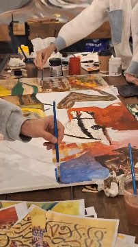 ورشة رسم جماعية